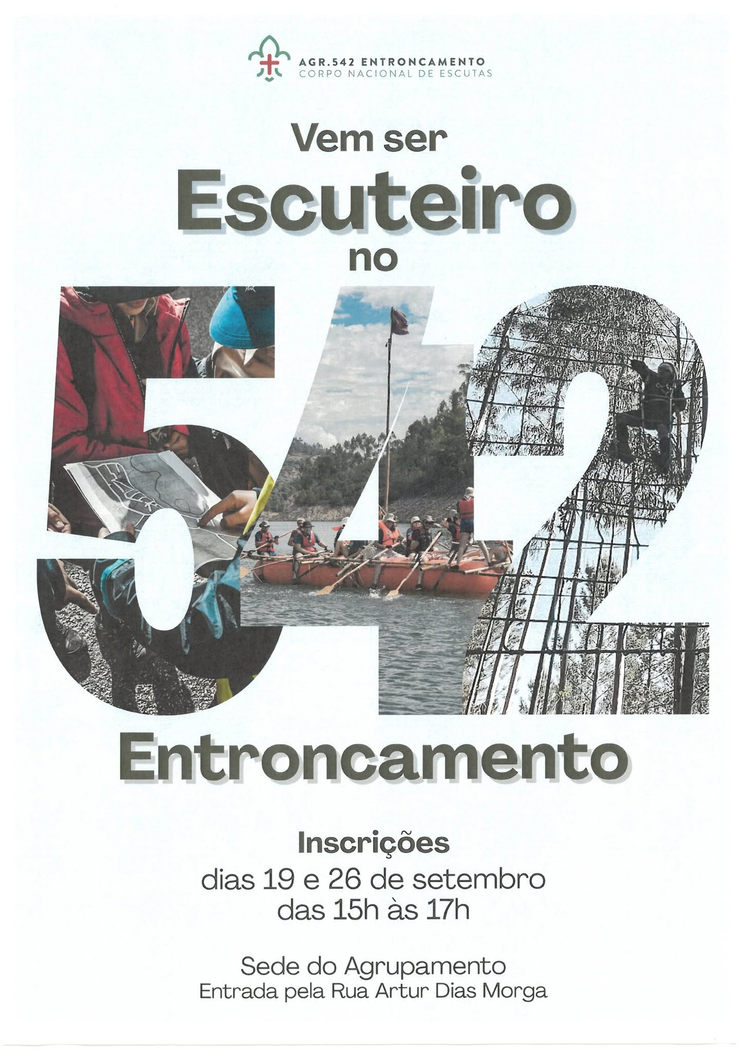 Inscrições Abertas: AGR.542 Escuteiros